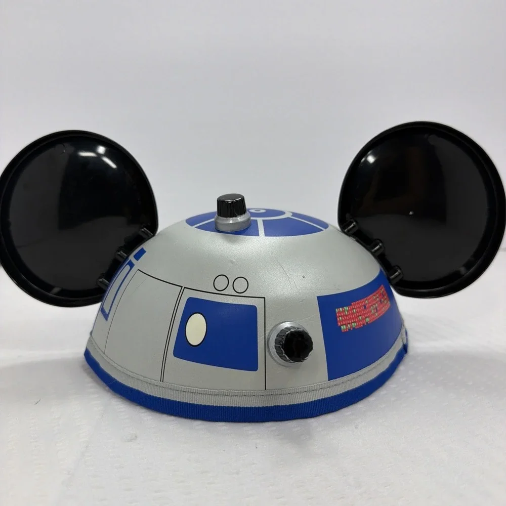 Mickey Ears Star Wars R2D2 Disney Parks Hat - Authentic Youth EUC